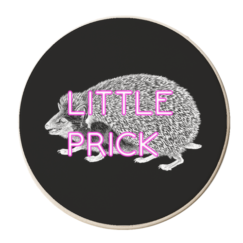 Little Prick - personalised beer coaster by Wallace Elizabeth