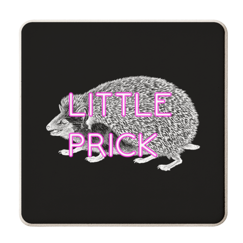 Little Prick - personalised beer coaster by Wallace Elizabeth