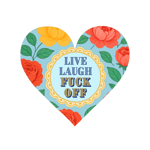 Live Laugh Fuck Off - Magnet by Lilly Rose