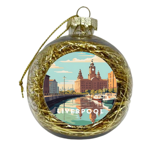 Liverpool City - xmas bauble by Kun Pact