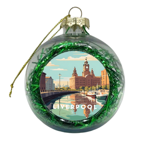 Liverpool City - xmas bauble by Kun Pact