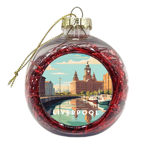 Liverpool City - xmas bauble by Kun Pact