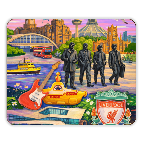 Liverpool Collage - designer placemat by AP