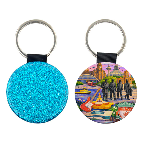 Liverpool Collage - keyring by AP