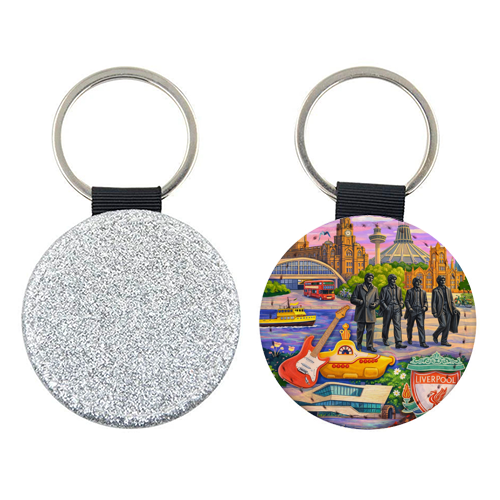 Liverpool Collage - keyring by AP