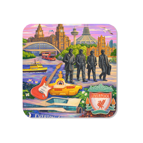 Liverpool Collage - Magnet by AP