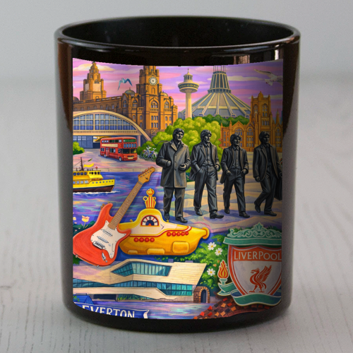 Liverpool Collage - scented candle by AP