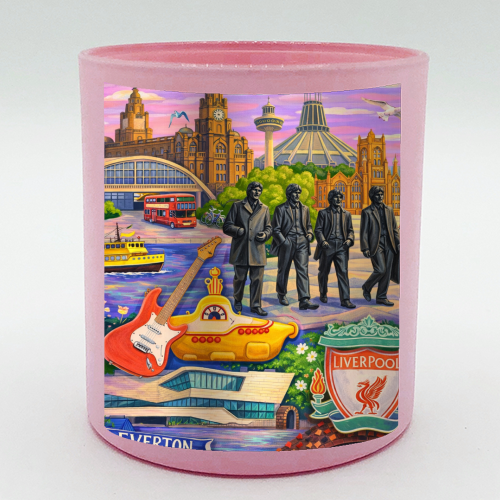 Liverpool Collage - scented candle by AP