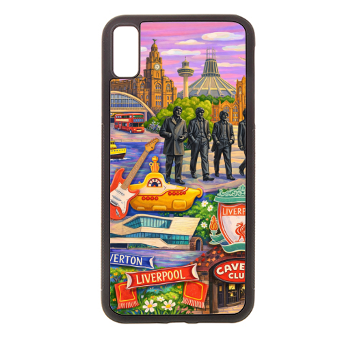 Liverpool Collage - stylish phone case by AP