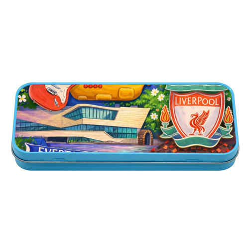 Liverpool Collage - tin pencil case by AP