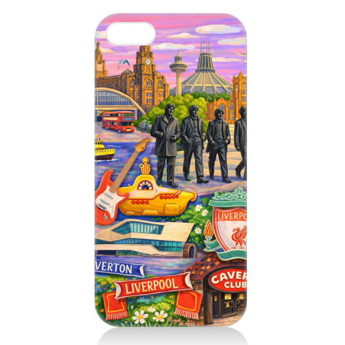 Liverpool Collage - unique phone case by AP