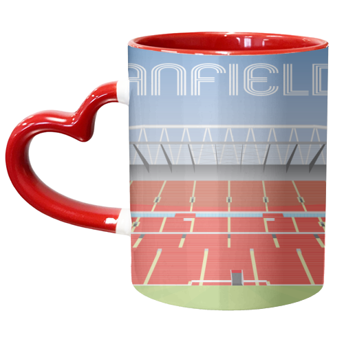 Liverpool Main Stand - unique mug by Liz Musson