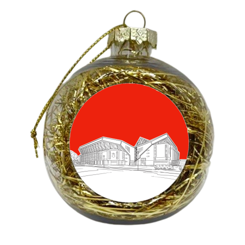 Liverpool Stadium - xmas bauble by Adam Regester