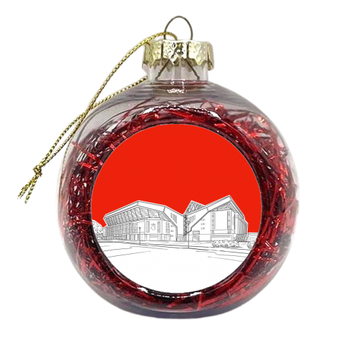 Liverpool Stadium - xmas bauble by Adam Regester