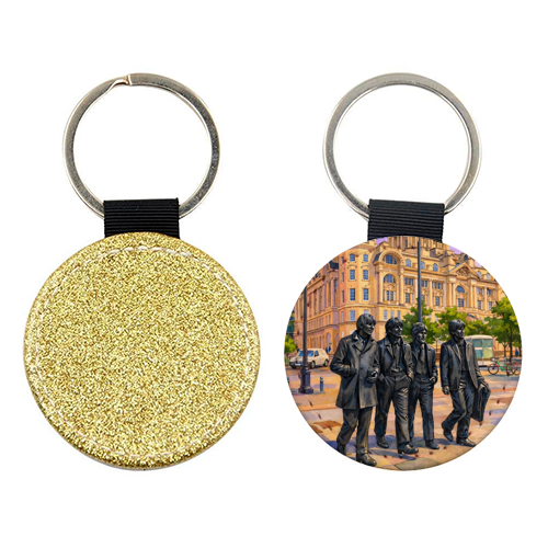 Liverpool Statue - keyring by AP