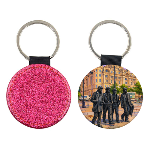 Liverpool Statue - keyring by AP