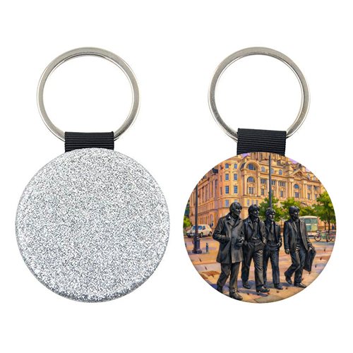 Liverpool Statue - keyring by AP
