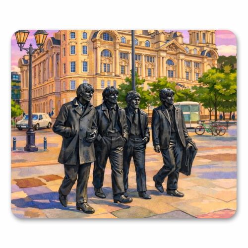 Liverpool Statue - mouse mat by AP