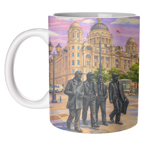 Liverpool Statue - unique mug by AP