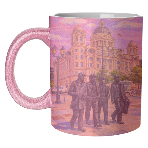 Liverpool Statue - unique mug by AP