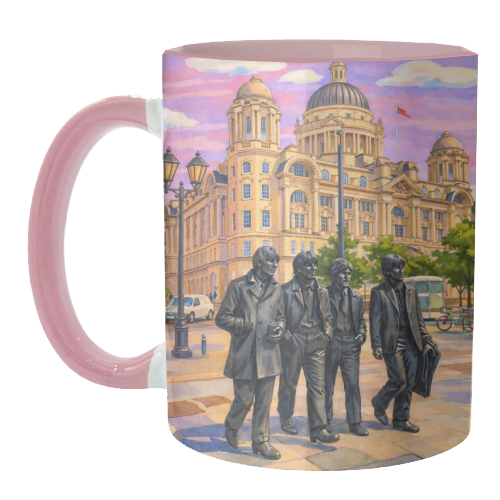 Liverpool Statue - unique mug by AP