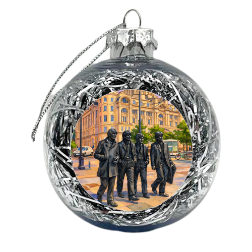 Liverpool Statue - xmas bauble by AP