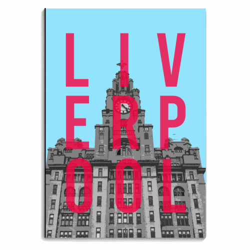 LIVERPOOL - The Royal Liver Building - personalised A4, A5, A6 notebook by AP
