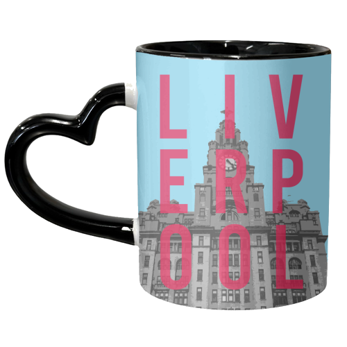 LIVERPOOL - The Royal Liver Building - unique mug by AP