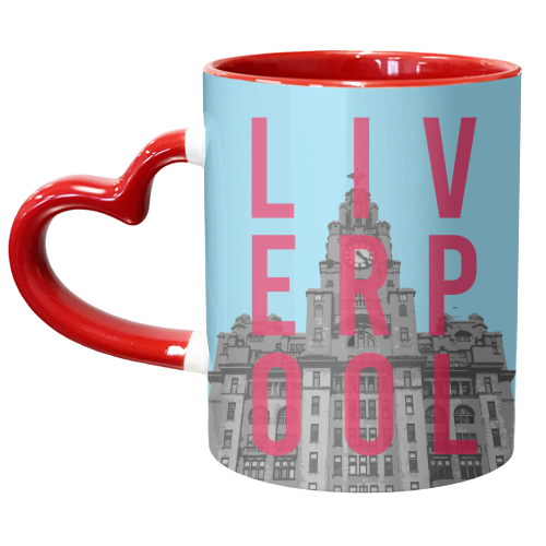 LIVERPOOL - The Royal Liver Building - unique mug by AP