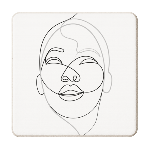 Living Between The Lines - personalised beer coaster by Adam Regester