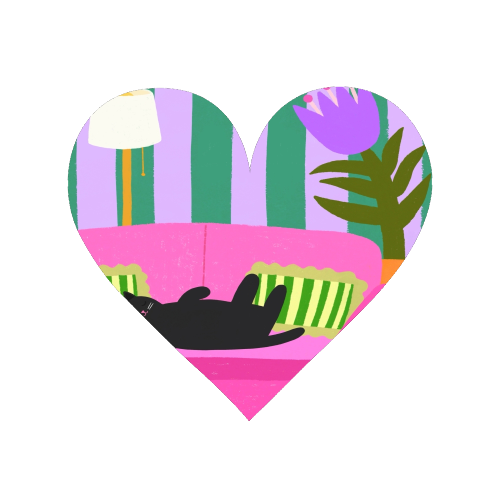 Living Room Naps - Magnet by The Paper Tail