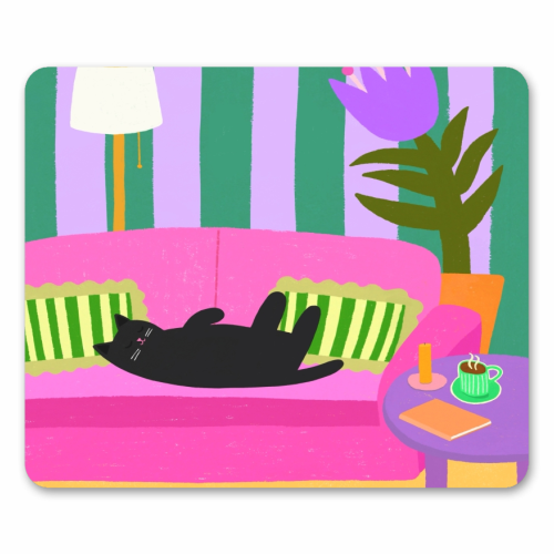 Living Room Naps - mouse mat by The Paper Tail