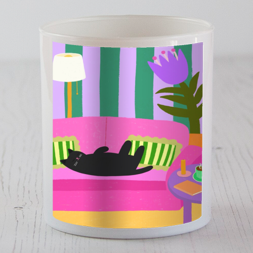 Living Room Naps - scented candle by The Paper Tail