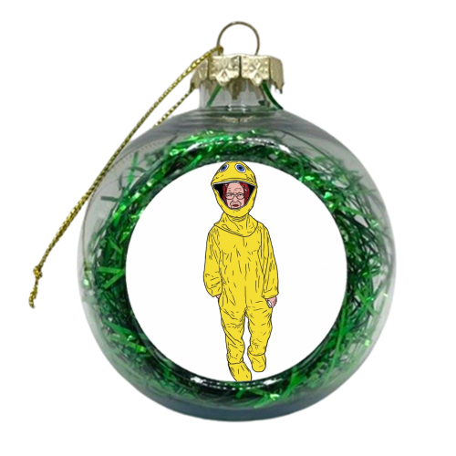 Liz in Fancy Dress III - xmas bauble by Si Gross