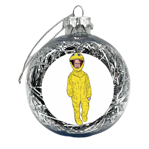 Liz in Fancy Dress III - xmas bauble by Si Gross