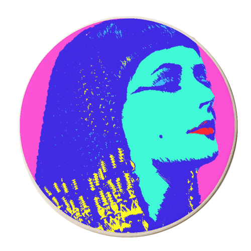 Liz - personalised beer coaster by Wallace Elizabeth