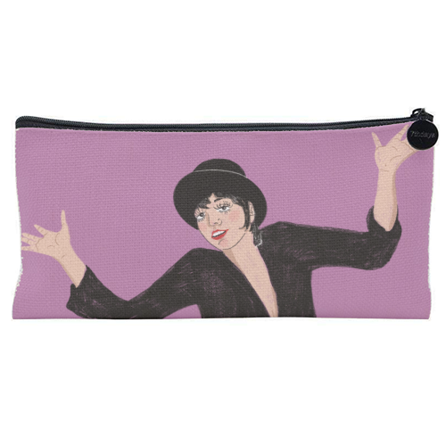 Liza Minnelli Jazz Hands - flat pencil case by The Queer Store