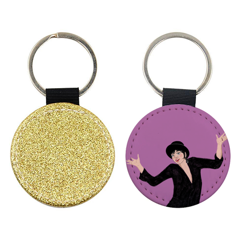 Liza Minnelli Jazz Hands - keyring by The Queer Store