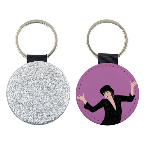Liza Minnelli Jazz Hands - keyring by The Queer Store