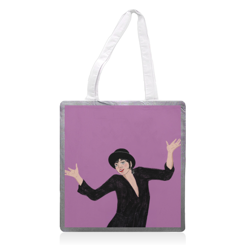 Liza Minnelli Jazz Hands - printed canvas tote bag by The Queer Store
