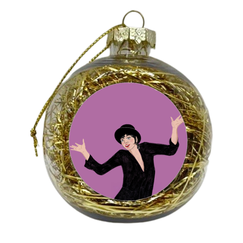 Liza Minnelli Jazz Hands - xmas bauble by The Queer Store