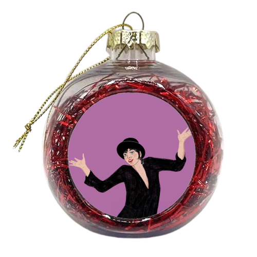 Liza Minnelli Jazz Hands - xmas bauble by The Queer Store
