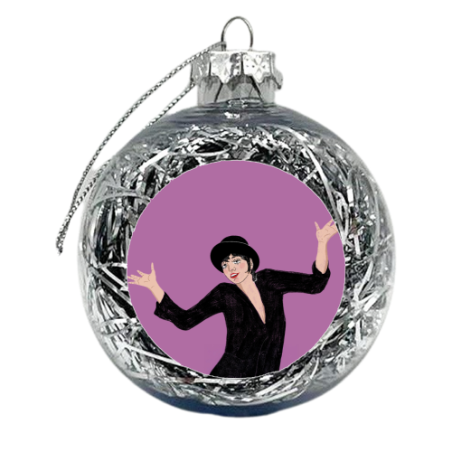 Liza Minnelli Jazz Hands - xmas bauble by The Queer Store