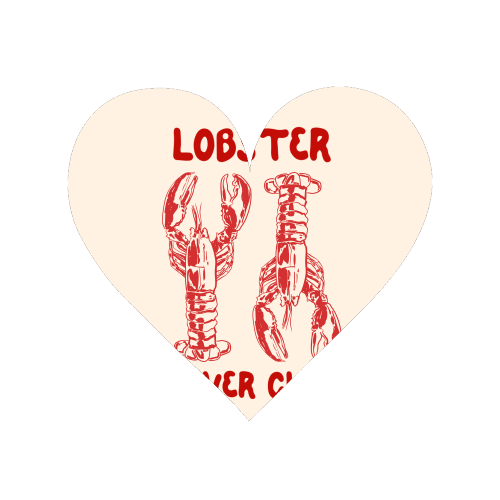 Lobster Lover Club – Fun Seafood Illustration - Magnet by EZbie