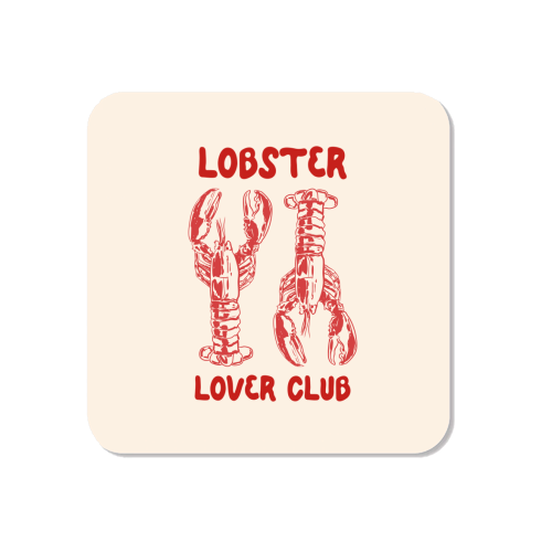 Lobster Lover Club – Fun Seafood Illustration - Magnet by EZbie