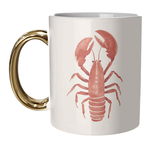 Lobster Red Langosta - unique mug by Move Studio