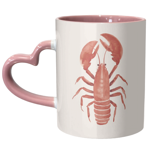 Lobster Red Langosta - unique mug by Move Studio