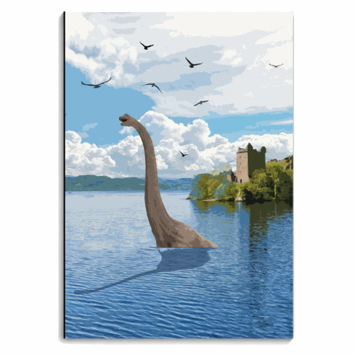 LOCH NESSIE - personalised A4, A5, A6 notebook by AP