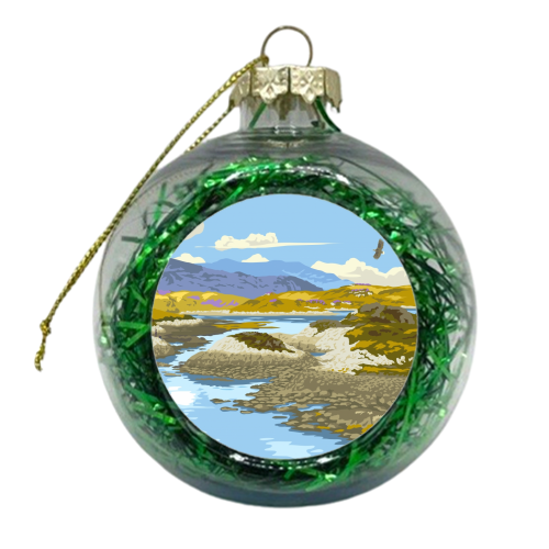 Loch Tarbert, Isle of Jura - xmas bauble by Stephen Millership