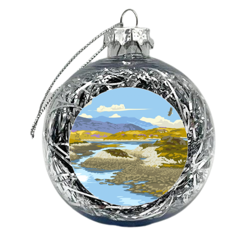 Loch Tarbert, Isle of Jura - xmas bauble by Stephen Millership